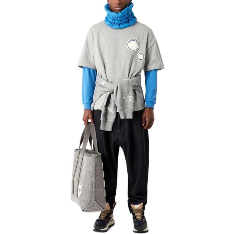 Emporio Armani  Grey Hoodie with Logo Print - Relaxed Fit. 6R1MFX-1JFEZ-F633 圖 5