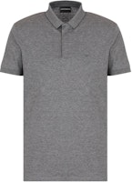 Emporio Armani Grey Logo Patch Short Sleeve Polo Shirt. EM000312-AF10761-O8004 Emporio Armani Grey Logo Patch Short Sleeve Polo Shirt. EM000312-AF10761-O8004