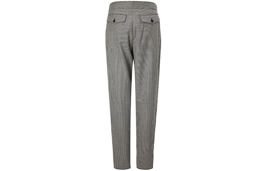 Lookbook EMPORIO ARMANI 灰格纹羊毛直筒休闲长裤 91PWD0-91435-991