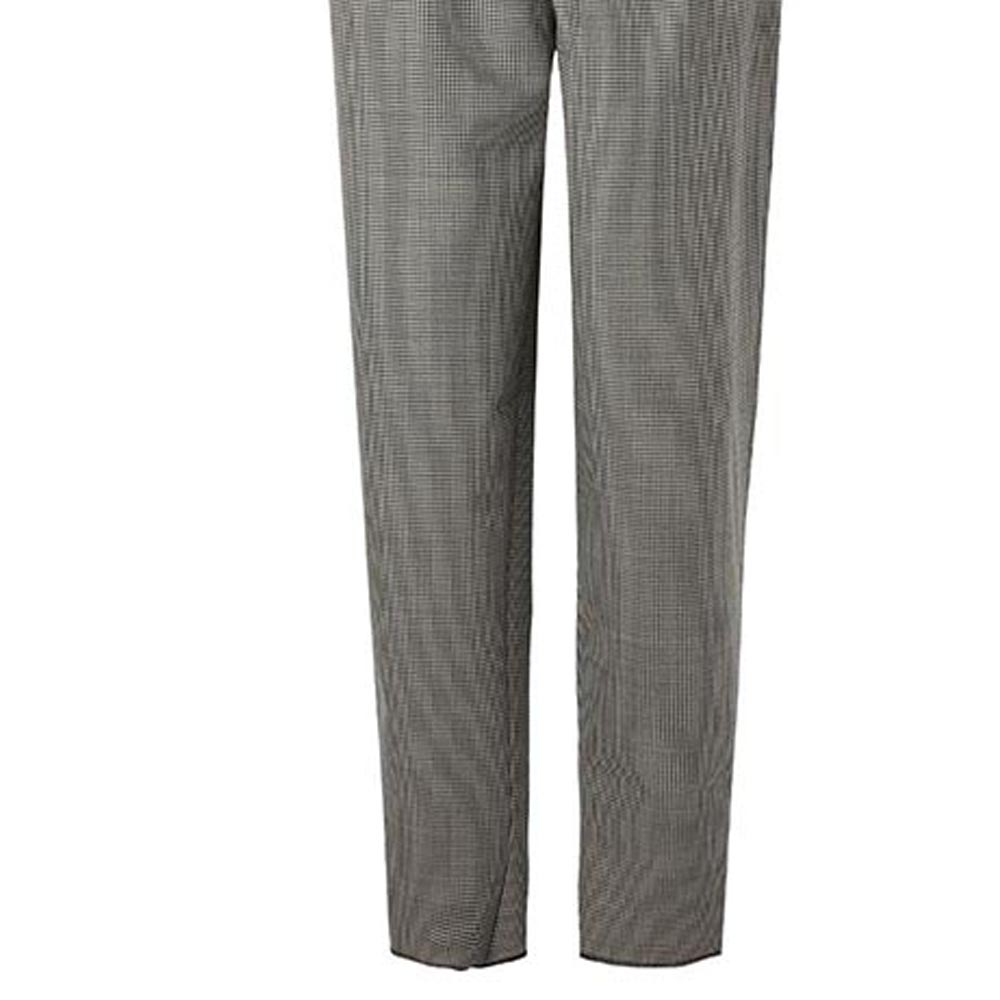 Sizing EMPORIO ARMANI 灰格纹羊毛直筒休闲长裤 91PWD0-91435-991