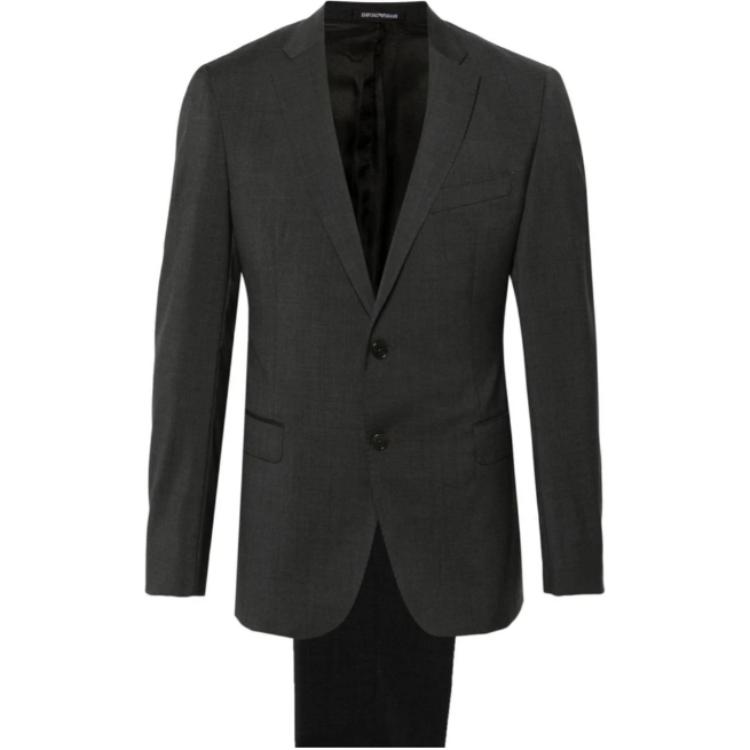 Order Emporio Armani  Grey Single-Breasted Zip Long Sleeve Suit Set EM000478-TE10155-O8001