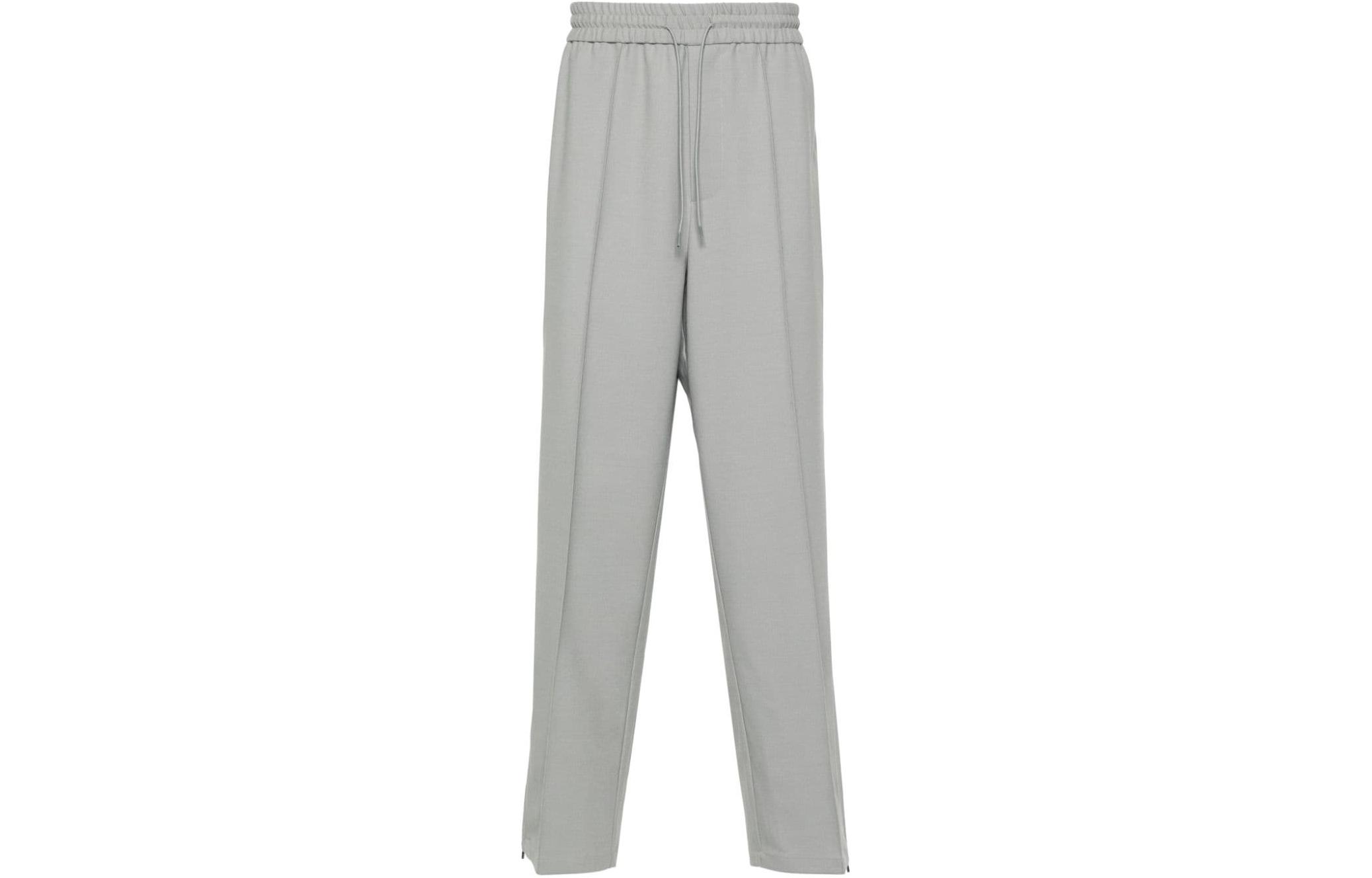 Order EMPORIO ARMANI 灰色修身拼接系带休闲裤 3D1PN4-1NFVZ-06G1