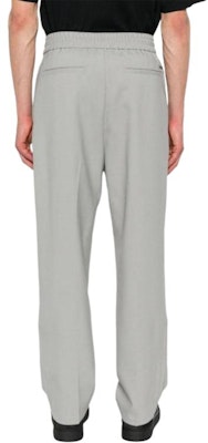 EMPORIO ARMANI 灰色修身拼接系带休闲裤 3D1PN4-1NFVZ-06G1 Shop EMPORIO ARMANI 灰色修身拼接系带休闲裤 3D1PN4-1NFVZ-06G1