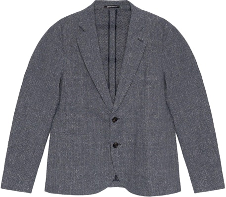 엠포리오 아르마니 그레이 솔리드 싱글브레스트 긴소매 블레이저. D41G37-D1058-1916 Order 엠포리오 아르마니 그레이 솔리드 싱글브레스트 긴소매 블레이저. D41G37-D1058-1916