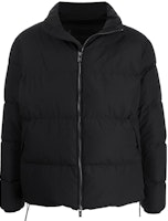 EMPORIO ARMANI High-Neck Zip Long-Sleeve Down Jacket Black. 8N1BQ3-1NLRZ-0999 EMPORIO ARMANI High-Neck Zip Long-Sleeve Down Jacket Black. 8N1BQ3-1NLRZ-0999