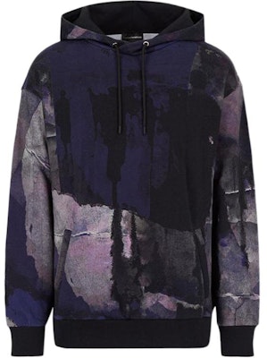 Emporio Armani Hoodie Black Full Watercolor Print Long Sleeve 6K1M6V-1JU2Z1-F9A1 Buy Emporio Armani Hoodie Black Full Watercolor Print Long Sleeve 6K1M6V-1JU2Z1-F9A1