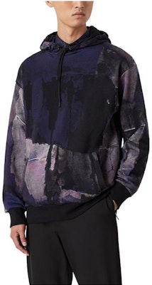 Emporio Armani Hoodie Black Full Watercolor Print Long Sleeve 6K1M6V-1JU2Z1-F9A1 Lookbook Emporio Armani Hoodie Black Full Watercolor Print Long Sleeve 6K1M6V-1JU2Z1-F9A1