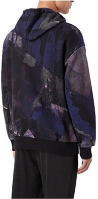 Emporio Armani Hoodie Black Full Watercolor Print Long Sleeve 6K1M6V-1JU2Z1-F9A1 Shop Emporio Armani Hoodie Black Full Watercolor Print Long Sleeve 6K1M6V-1JU2Z1-F9A1