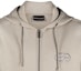 Details for EMPORIO ARMANI Khaki Logo Sulaman Zip Sweatshirt. 8N1ML6-1JHSZ-0643