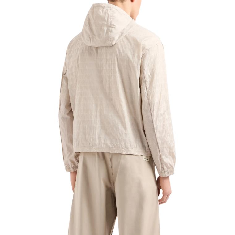 Emporio Armani  Khaki Monogram Logo Hooded Jacket 3D1BH4-1NNXZ-06G2 圖 4