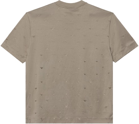 エンポリオアルマーニ カーキ SS25 イーグルエンブレム 半袖Tシャツ EM001400-AF10017-F6064 Lookbook エンポリオアルマーニ カーキ SS25 イーグルエンブレム 半袖Tシャツ EM001400-AF10017-F6064