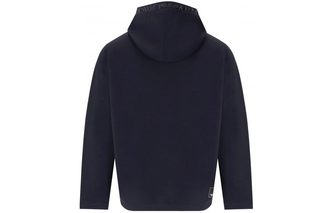 EMPORIO ARMANI  Letter Logo Print Hoodie Midnight Blue Long Sleeve Sweatshirt EM000039-AF10103-UB118 圖 3