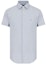 Buy EMPORIO ARMANI Light Blue Embroidered Eagle Logo Casual Short Sleeve Shirt 8N1C91-1NI9Z-0785