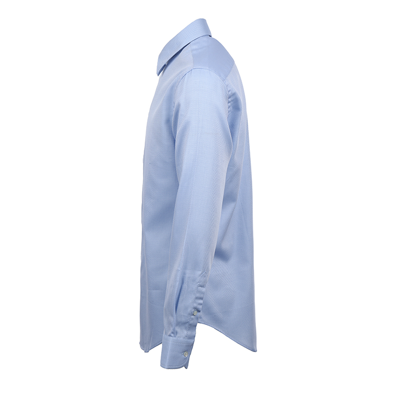 Emporio Armani  Light Blue Jacquard Check Long Sleeve Shirt FW24. EM000194-TE10955-F9024 圖 4