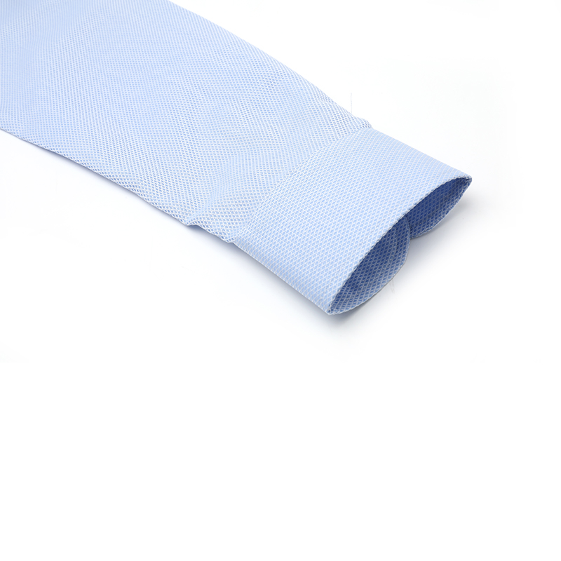 Emporio Armani  Light Blue Jacquard Check Long Sleeve Shirt FW24. EM000194-TE10955-F9024 圖 5