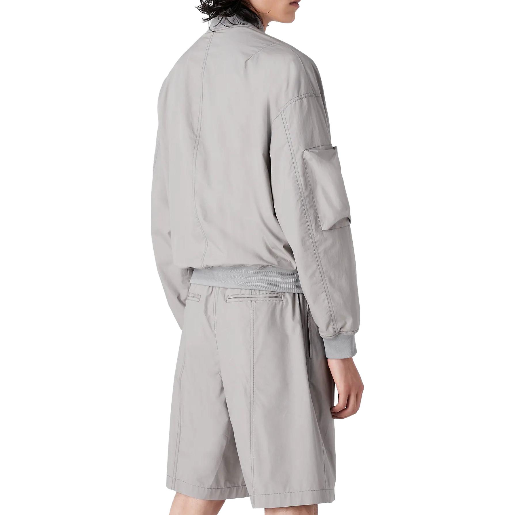 Emporio Armani  Light Gray Multi-Pocket Stand Collar Zip Jacket. 3R1BS31-NVTZ1-0634 圖 4