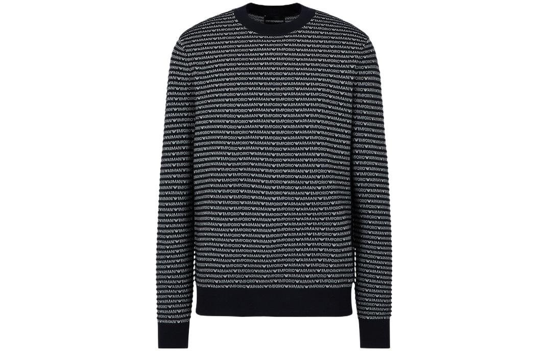 Buy Emporio Armani  Logo Crewneck Sweater Navy - SS24 Collection. 3D1MX1-1MMIZ-F906