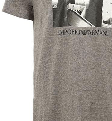 EMPORIO ARMANI Logo Print Crew Neck Short Sleeve T-Shirt 3K1T6S-1JQ4Z-F008 3