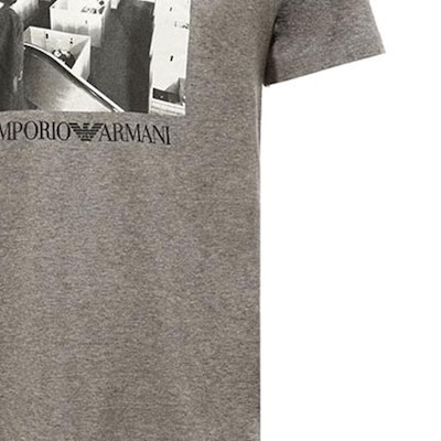 EMPORIO ARMANI Logo Print Crew Neck Short Sleeve T-Shirt 3K1T6S-1JQ4Z-F008 4