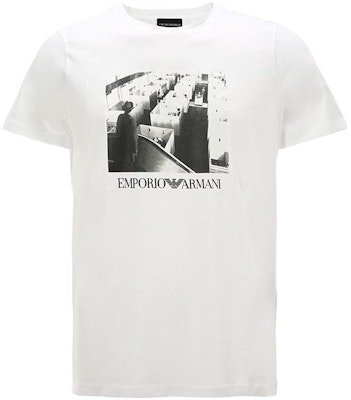 EMPORIO ARMANI Logo Print Crew Neck Short Sleeve T-Shirt 3K1T6S-1JQ4Z-F008 6