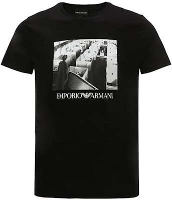 EMPORIO ARMANI Logo Print Crew Neck Short Sleeve T-Shirt 3K1T6S-1JQ4Z-F008 Order EMPORIO ARMANI Logo Print Crew Neck Short Sleeve T-Shirt 3K1T6S-1JQ4Z-F008