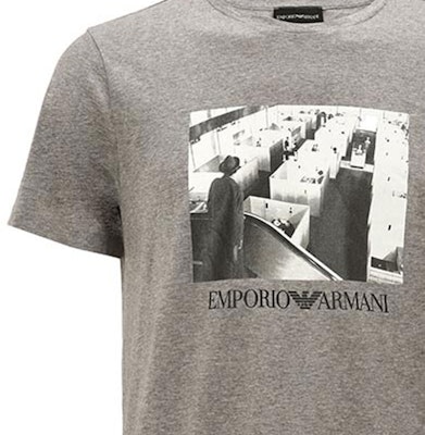 EMPORIO ARMANI Logo Print Crew Neck Short Sleeve T-Shirt 3K1T6S-1JQ4Z-F008 2