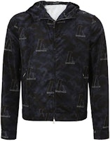 Emporio Armani Logo Print Zip-Up Hoodie Jacket. A1R410-A1306-921 Emporio Armani Logo Print Zip-Up Hoodie Jacket. A1R410-A1306-921