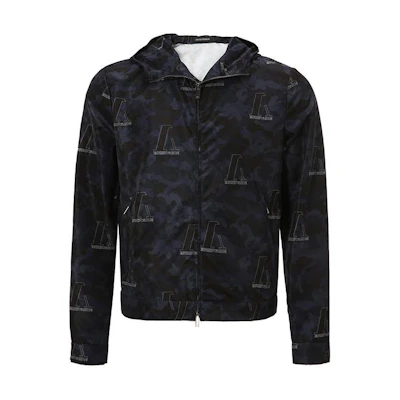 Emporio Armani Logo Print Zip-Up Hoodie Jacket. A1R410-A1306-921