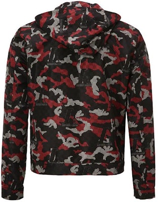 安普里奥·阿玛尼标志印花拉链连帽夹克. A1R410-A1306-921 2