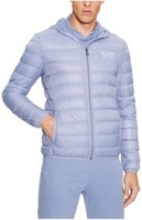 Emporio Armani Logo Print Zip-Up Hoodie Jacket Light Purple. 8NPB02-PN29Z-1531 Emporio Armani Logo Print Zip-Up Hoodie Jacket Light Purple. 8NPB02-PN29Z-1531