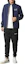Lookbook Emporio Armani 藍色Logo拉鍊外套。 3DPB22-PNFRZ-1554