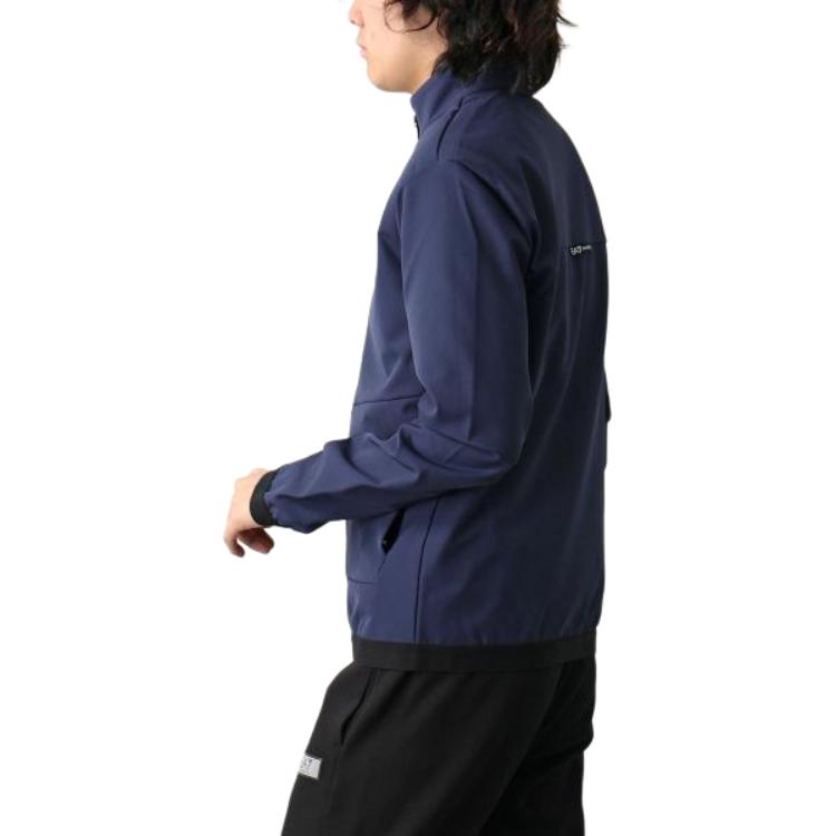 Emporio Armani  Logo Print Zip-Up Jacket in Blue. 3DPB22-PNFRZ-1554 圖 4