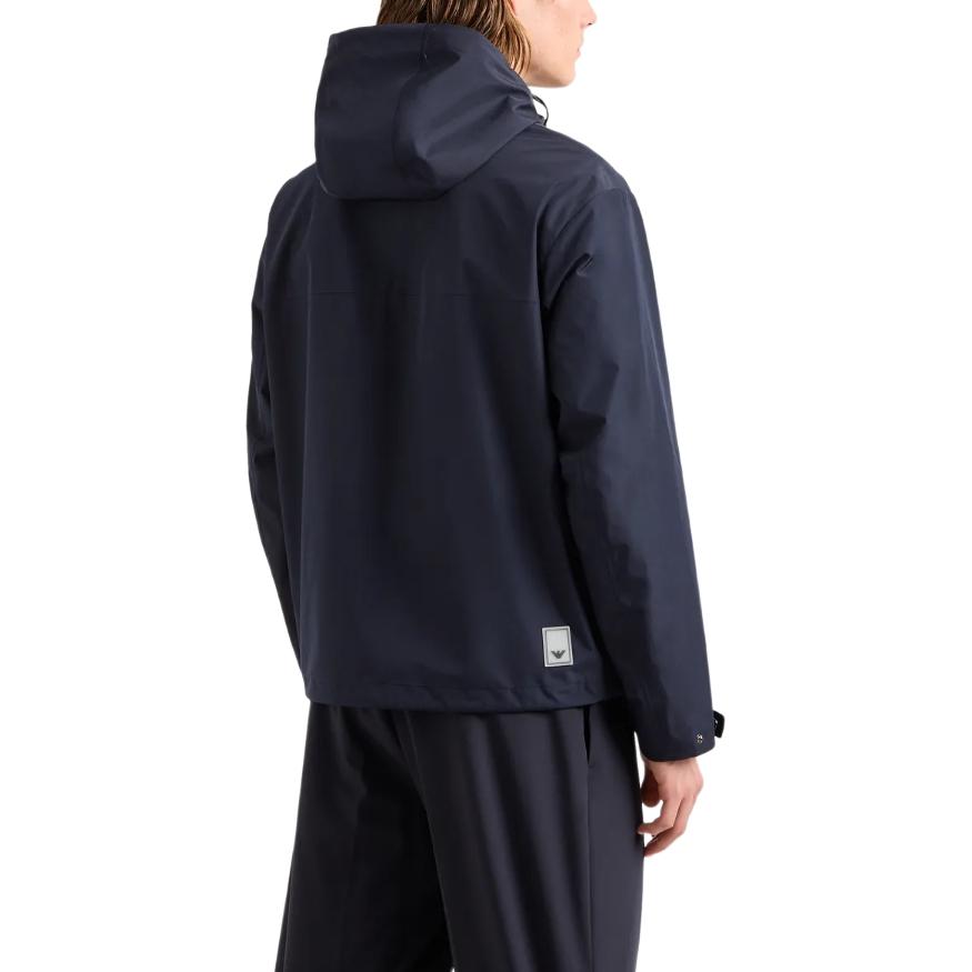 Purchase EMPORIO ARMANI ロゴ ジップアップ フーディージャケット ネイビーブルー EM000058-AF10080-1UB118