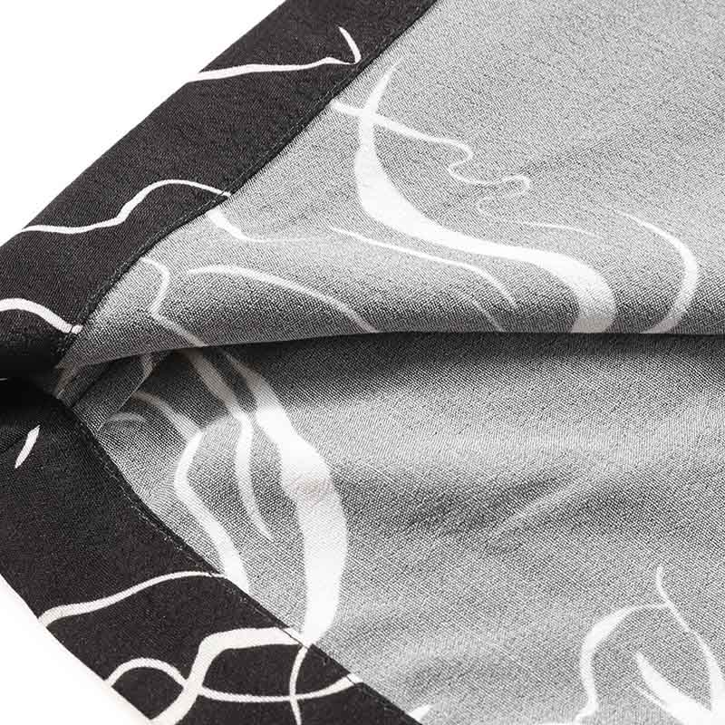 Shop Emporio Armani  Loose Black Short-Sleeve Shirt with Horse Print Design. E31F25-F1022-991