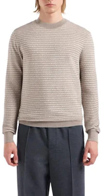 EMPORIO ARMANI Suéter de Punto Suelto a Rayas Cuello Redondo Marrón Claro. 3D1MX1-1MMIZ-F178 Shop EMPORIO ARMANI Suéter de Punto Suelto a Rayas Cuello Redondo Marrón Claro. 3D1MX1-1MMIZ-F178