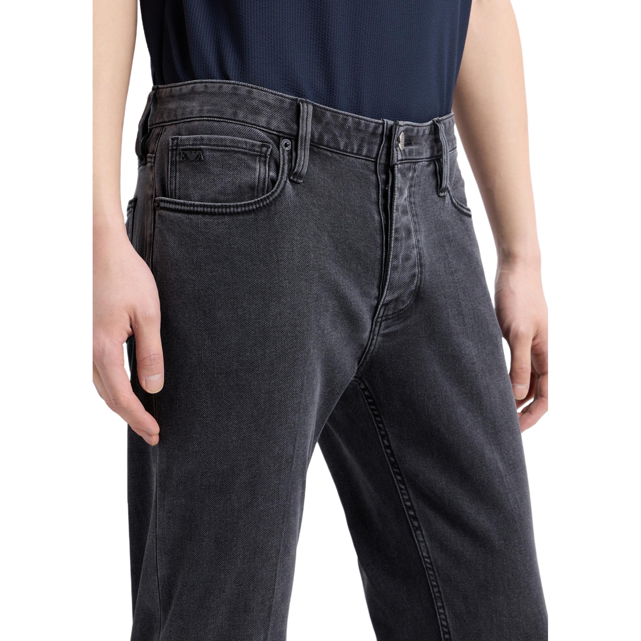 Details for EMPORIO ARMANI 低腰修身直筒黑色牛仔褲 6D1J75-1DTPZ-0006