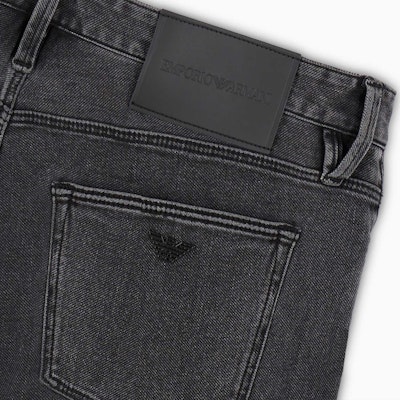 EMPORIO ARMANI 低腰修身直筒黑色牛仔褲 6D1J75-1DTPZ-0006 Sizing EMPORIO ARMANI 低腰修身直筒黑色牛仔褲 6D1J75-1DTPZ-0006