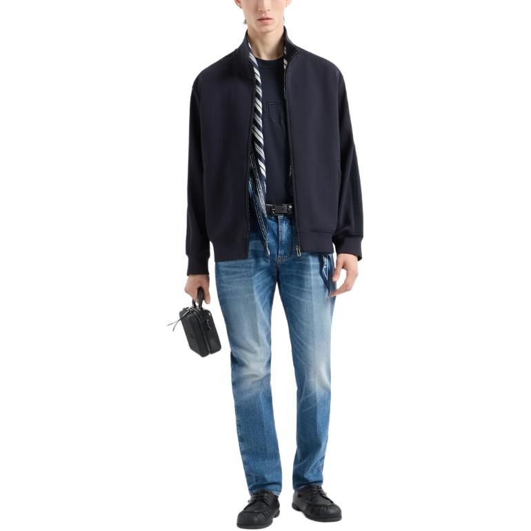 EMPORIO ARMANI  Low-Rise Slim Fit Washed Denim Jeans Blue. 6D1J06-1D97Z-0942 圖 3