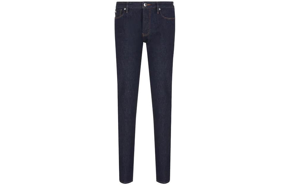 Emporio Armani  Low-Waist Slim Fit Tapered Jeans - Dark Blue. 8N1J751-DQJZ1-0941