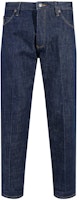 Emporio Armani Low-Waist Washed Loose Straight Jeans Deep Denim Blue SS24. 3D1J69-1DRMZ-0941 Emporio Armani Low-Waist Washed Loose Straight Jeans Deep Denim Blue SS24. 3D1J69-1DRMZ-0941