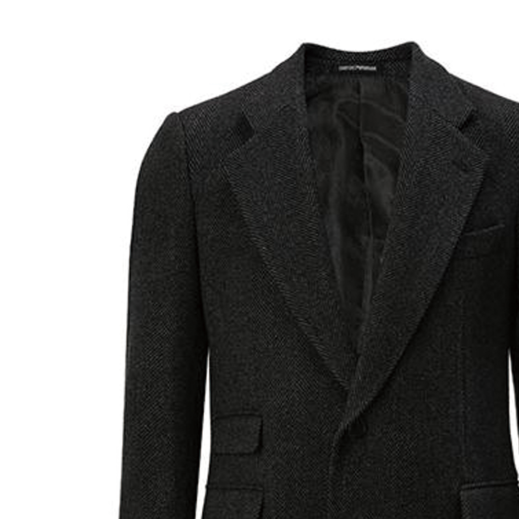 Details for Emporio Armani 中長款深灰色長袖大衣 B1LCX0-B1904-632