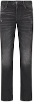 Emporio Armani Mid-Rise Slim Straight Zip Jeans - Gray 3D1J06-1D06Z-0007 Emporio Armani Mid-Rise Slim Straight Zip Jeans - Gray 3D1J06-1D06Z-0007