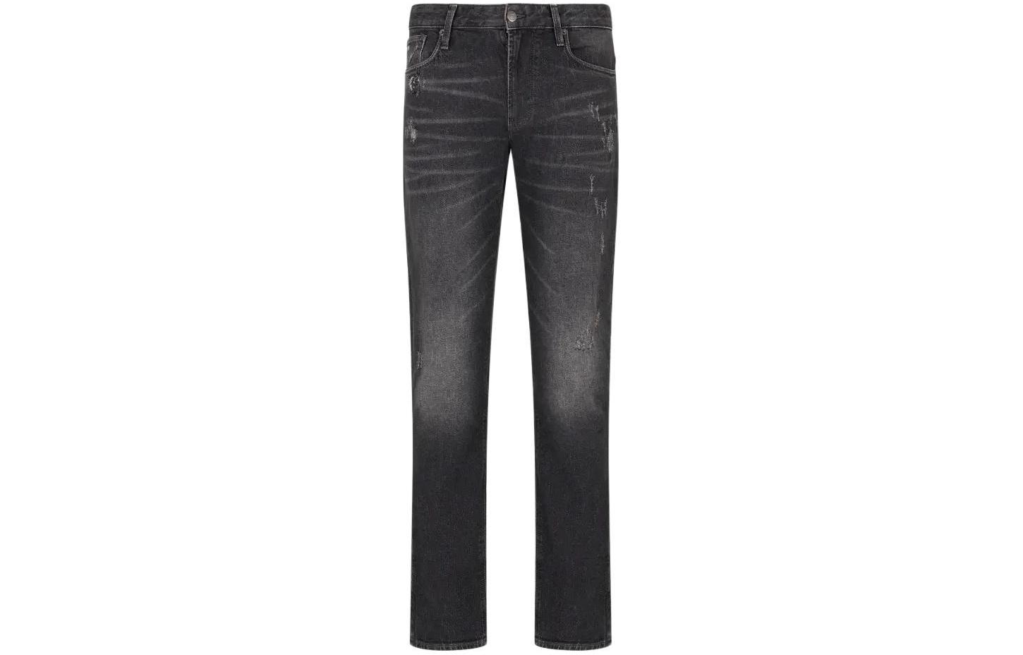 Emporio Armani  Mid-Rise Slim Straight Zip Jeans - Gray 3D1J06-1D06Z-0007 圖 2