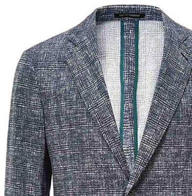 엠포리오 아르마니 멀티컬러 체크 패턴 싱글 브레스티드 긴팔 블레이저 A1G870-A1434-919 Details for 엠포리오 아르마니 멀티컬러 체크 패턴 싱글 브레스티드 긴팔 블레이저 A1G870-A1434-919