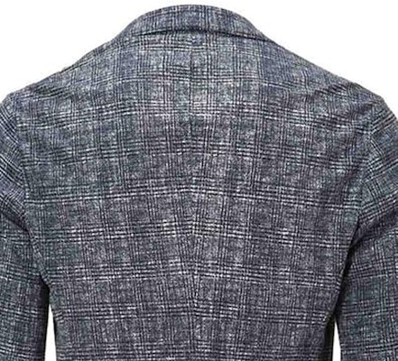 엠포리오 아르마니 멀티컬러 체크 패턴 싱글 브레스티드 긴팔 블레이저 A1G870-A1434-919 Cheap 엠포리오 아르마니 멀티컬러 체크 패턴 싱글 브레스티드 긴팔 블레이저 A1G870-A1434-919