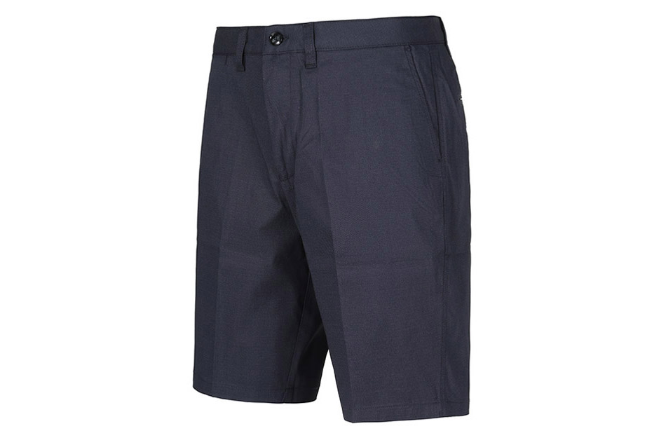 Shop EMPORIO ARMANI  Navy Blue Casual Zip Straight Shorts. 8N1PB3-1NK0Z-0920