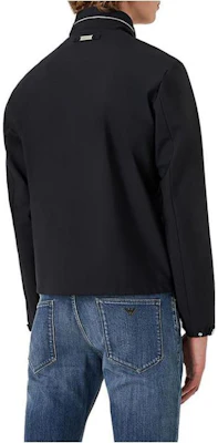 Emporio Armani Navy Blue Detachable Hood Zip-Up Jacket. 8N1BD2-1NZAZ1-0920 Lookbook Emporio Armani Navy Blue Detachable Hood Zip-Up Jacket. 8N1BD2-1NZAZ1-0920