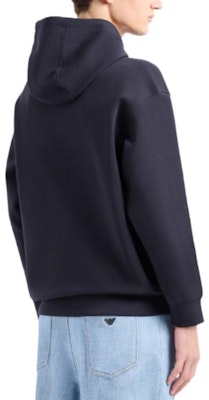 Emporio Armani 海軍藍連帽衛衣帶標誌設計。 3D1M63-1JHSZ-09R0 Purchase Emporio Armani 海軍藍連帽衛衣帶標誌設計。 3D1M63-1JHSZ-09R0