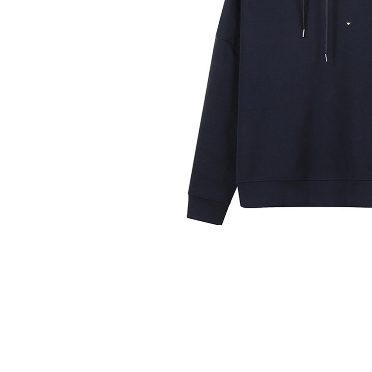 Emporio Armani  Navy Blue Hoodie with Embroidered Eagle Logo. 6L1M79-1JHSZ-09D1 圖 5
