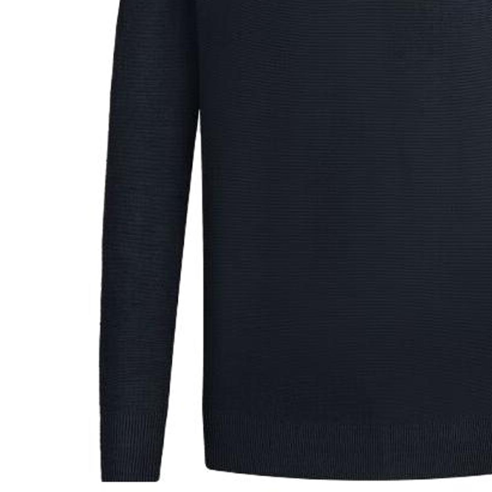 Emporio Armani  Navy Blue Knit Sweater with Logo Embroidery SS23. 3R1MXQ1-MFPZ1-0920 圖 8